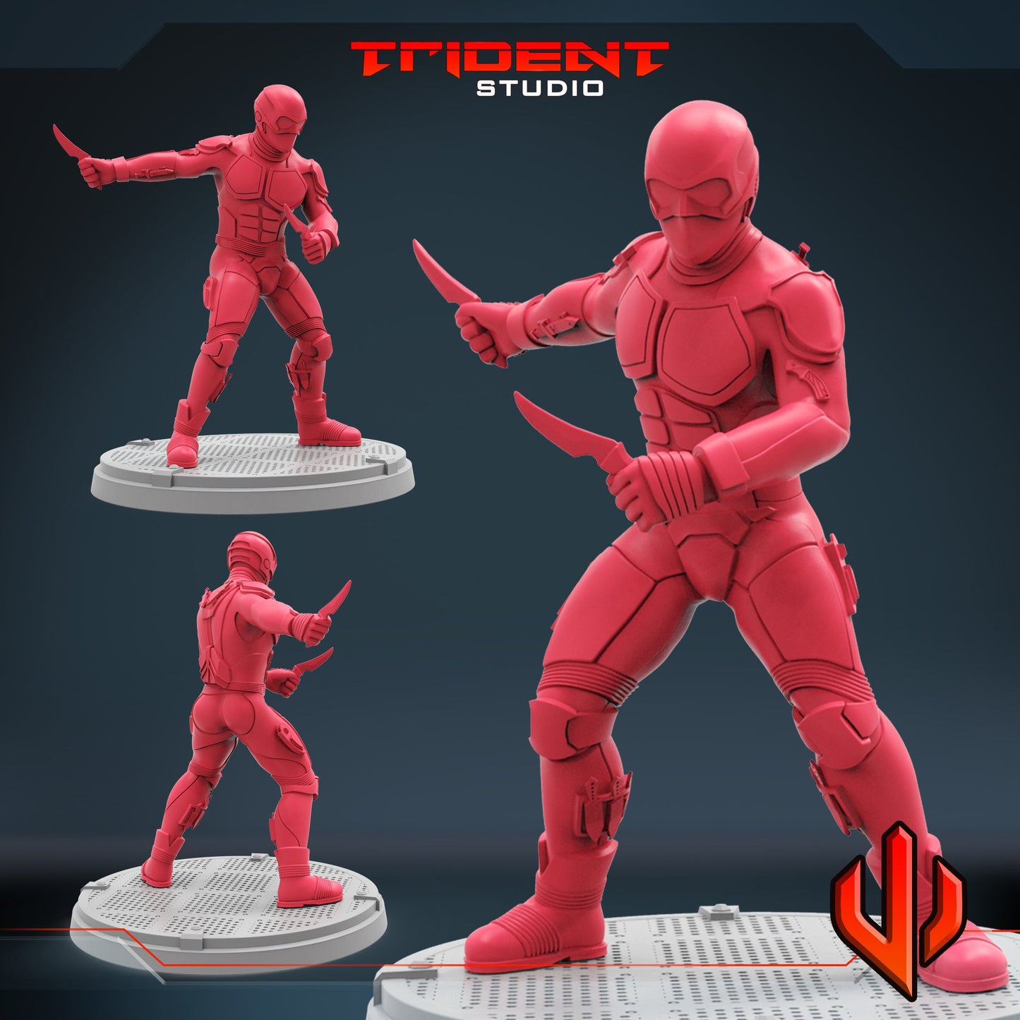 Black Noir (Fan art sculpted by Trident Studio) (Crisis Protocol Proxy/Alternative)