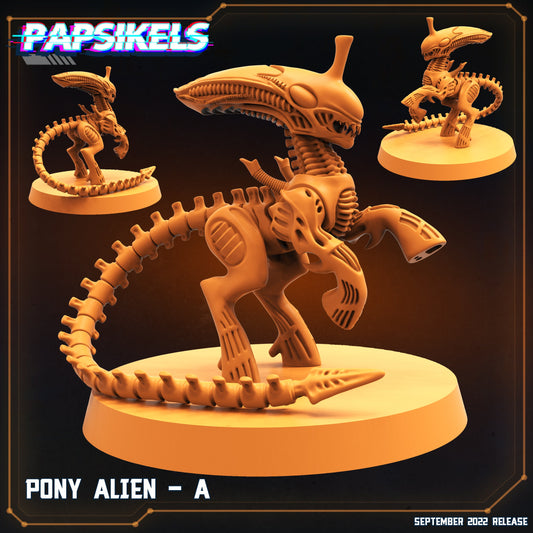 Pony Alien A (1) Xenomorph Fan Art (sculpted by Papsikels)