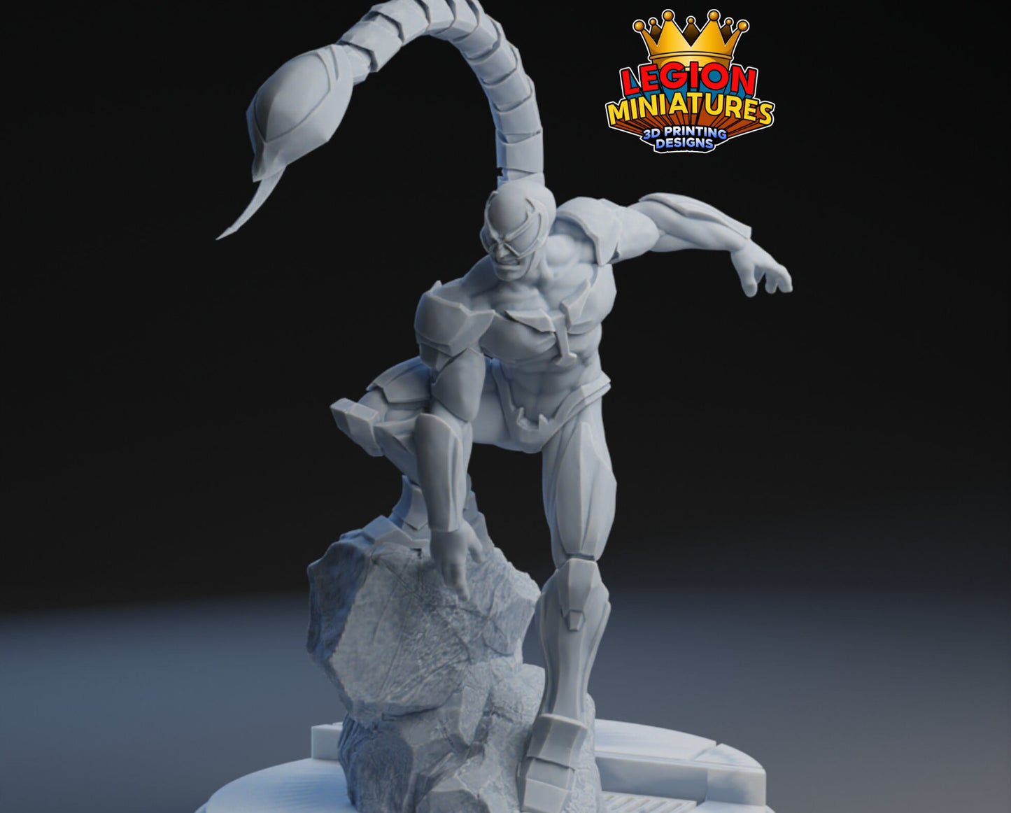 Scorpion Fan Art 40mm Miniature (Sculpted by Legion Miniatures) (Crisis Protocol Proxy/Alternative)