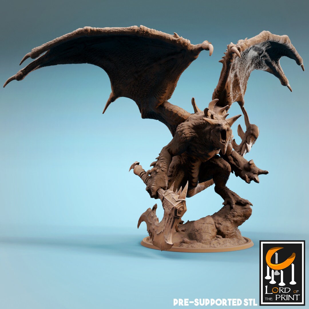 Infernum Dragon (Sculpted by Lord of the Print)