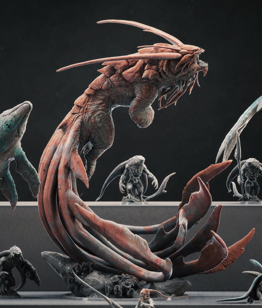 Kraken Shipbreaker (Sculpted by Lord of the Print)