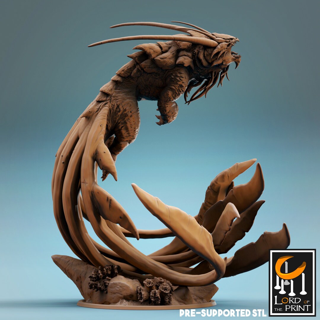 Kraken Shipbreaker (Sculpted by Lord of the Print)