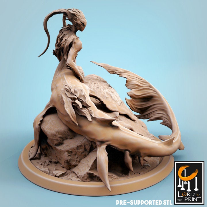 Mermaid / Siren (Sculpted by Lord of the Print)