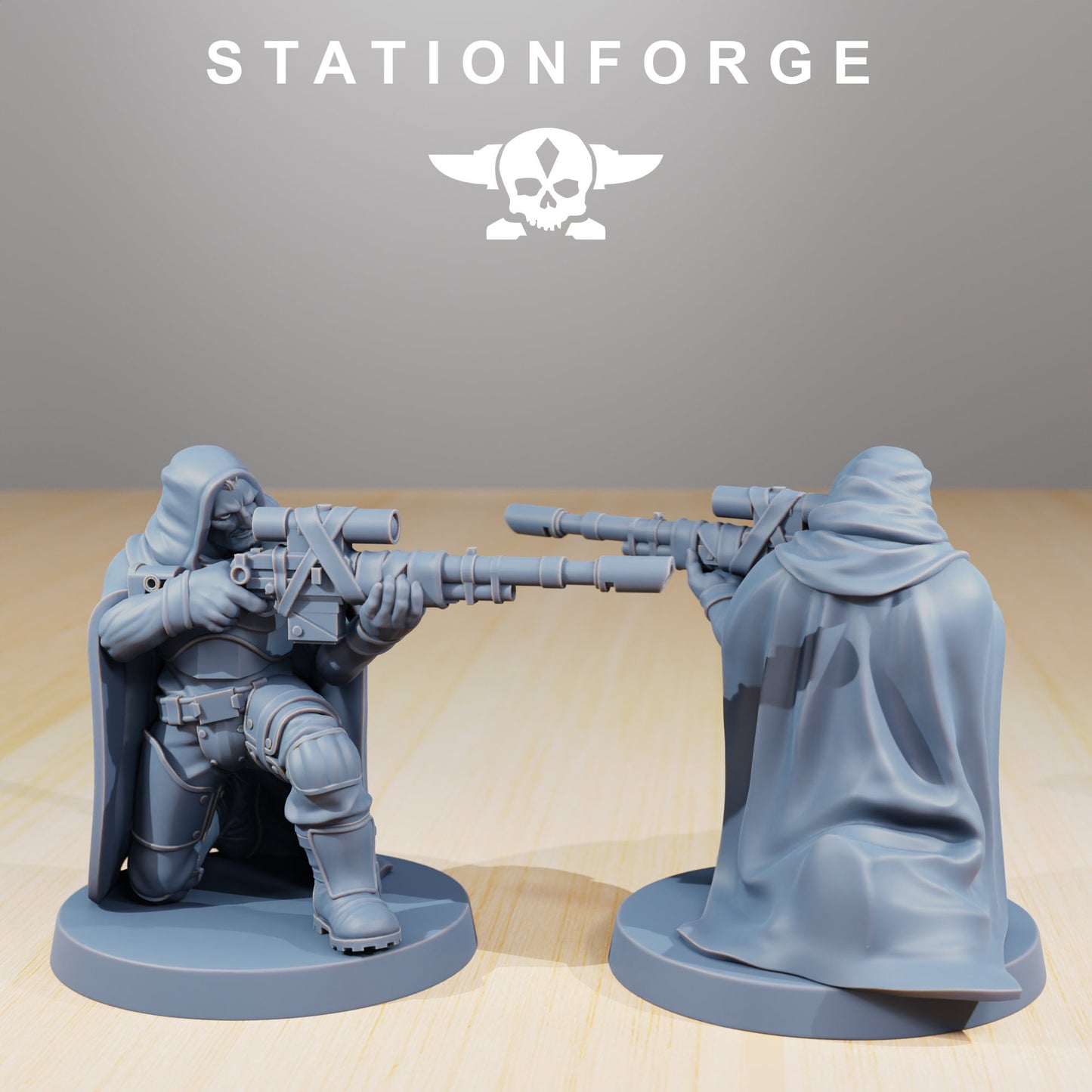Grim Guard Orkaz Hunters (6) (sculpted by Stationforge)