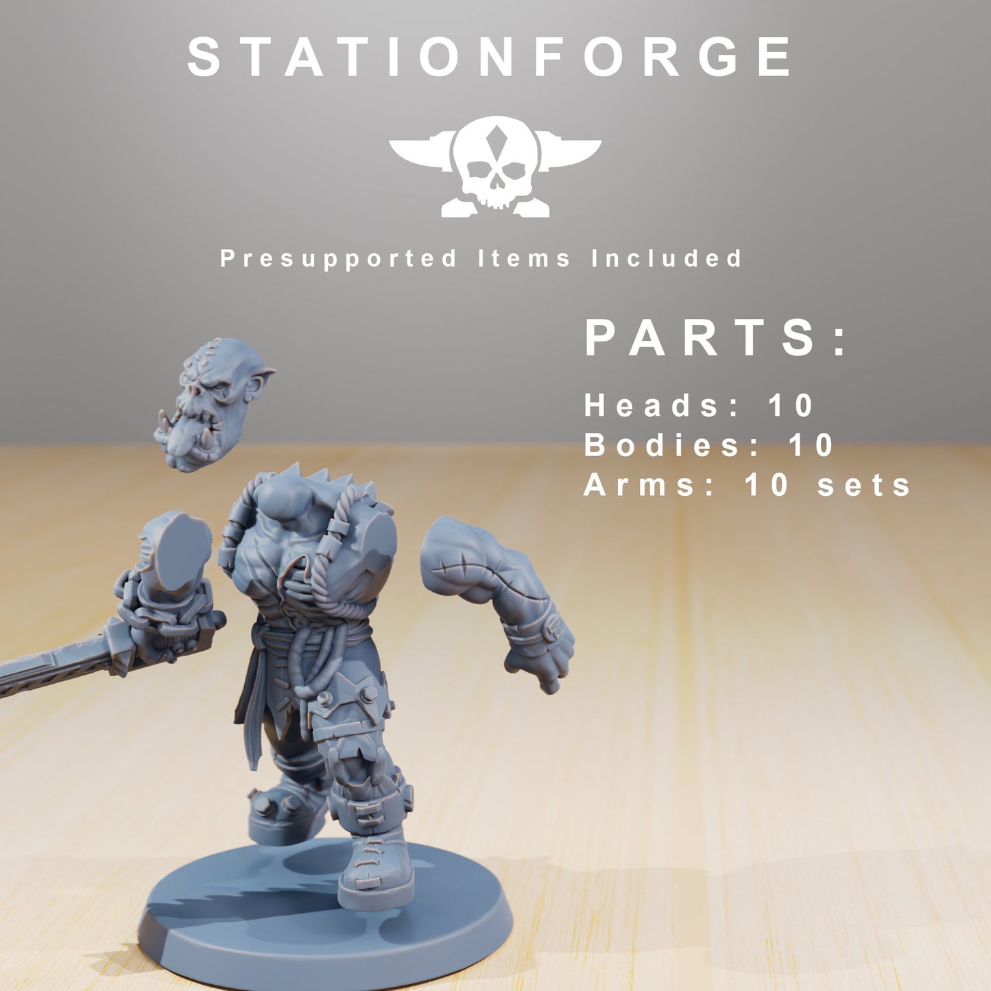Orkaz Plague Spreaders - set of 10 (sculpted by Stationforge)