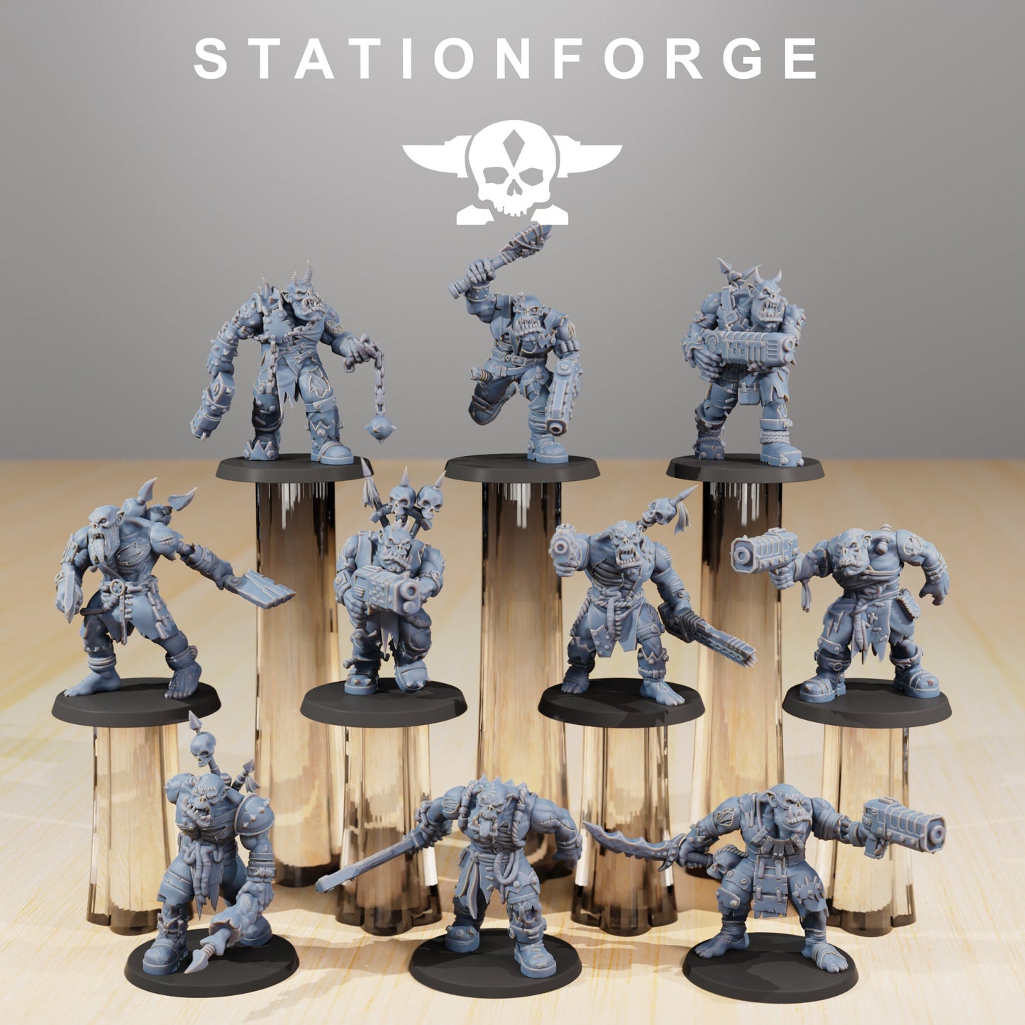 Orkaz Plague Spreaders - set of 10 (sculpted by Stationforge)
