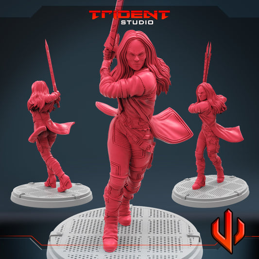 Gamora A (Fan art sculpted by Trident Studio) (Crisis Protocol Proxy/Alternative)