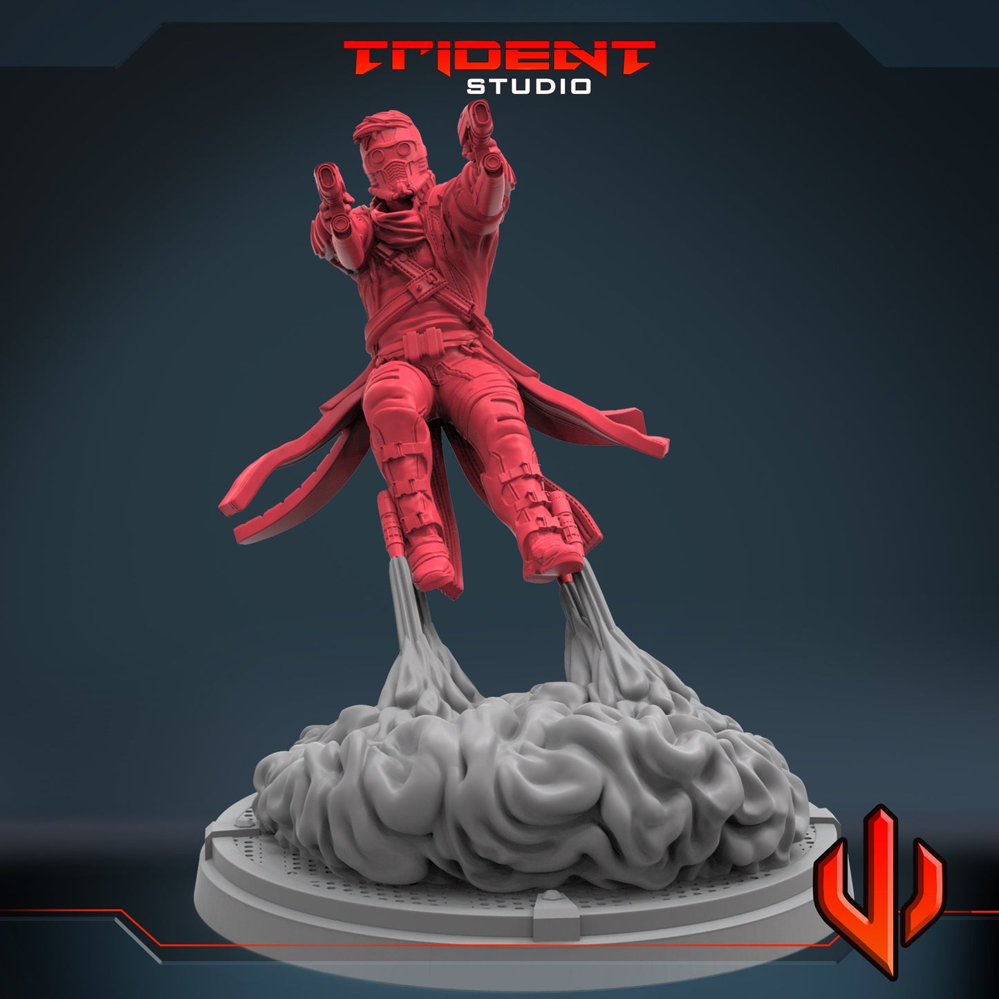 Starlord A (Fan art sculpted by Trident Studio) (Crisis Protocol Proxy/Alternative)