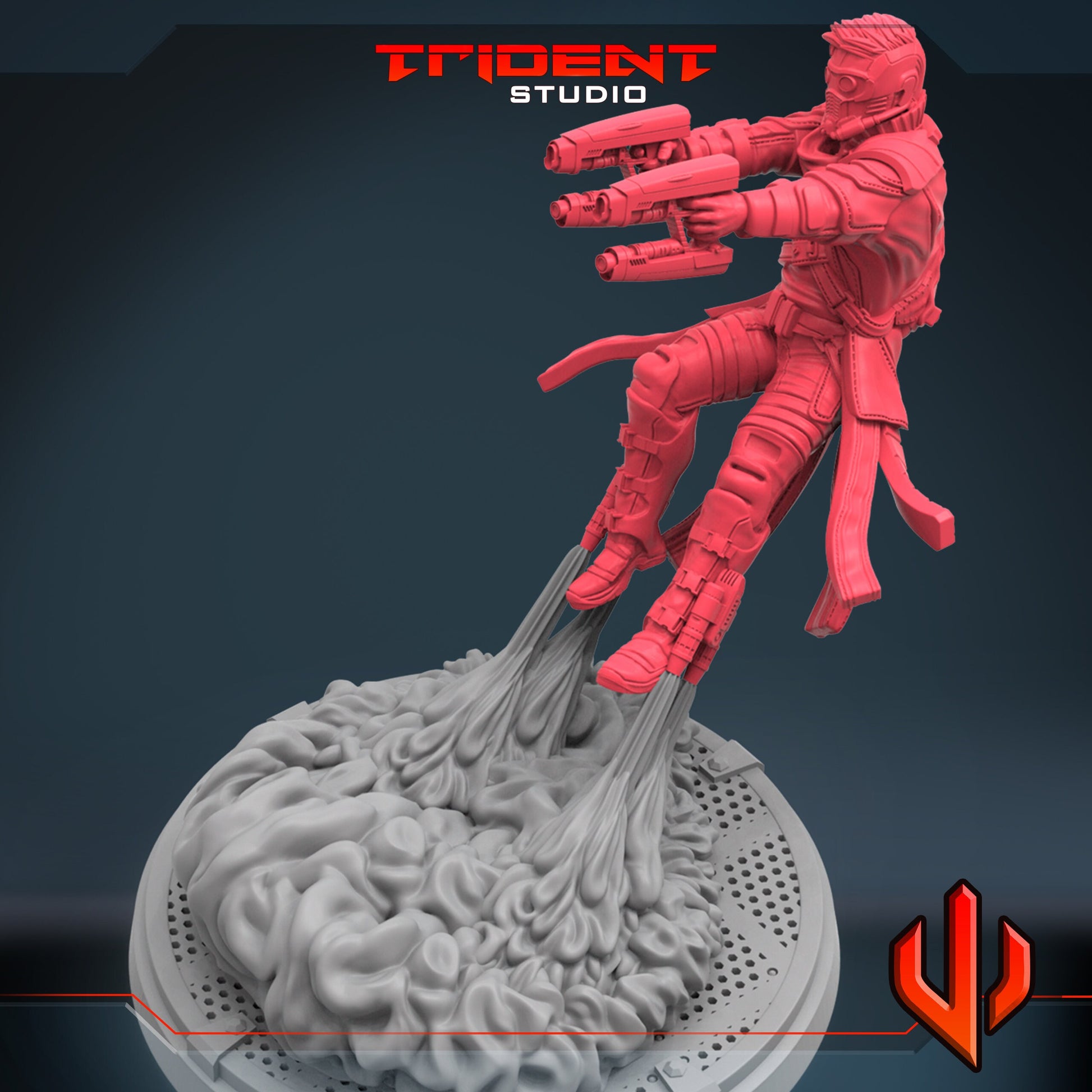 Starlord A (Fan art sculpted by Trident Studio) (Crisis Protocol Proxy/Alternative)