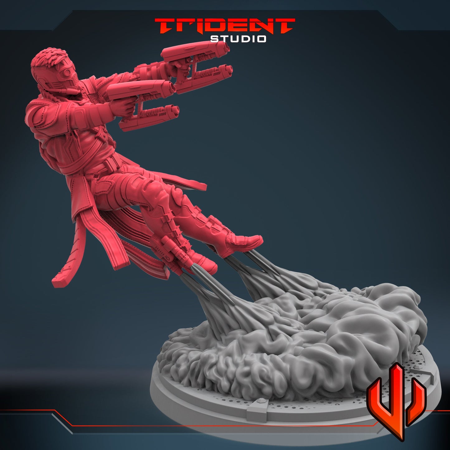 Starlord A (Fan art sculpted by Trident Studio) (Crisis Protocol Proxy/Alternative)