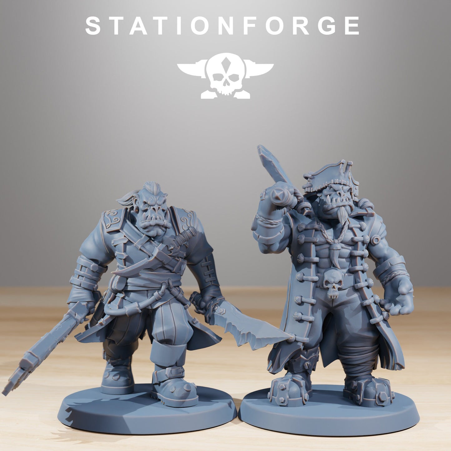 Orkaz Pirates - set of 10 (sculpted by Stationforge)