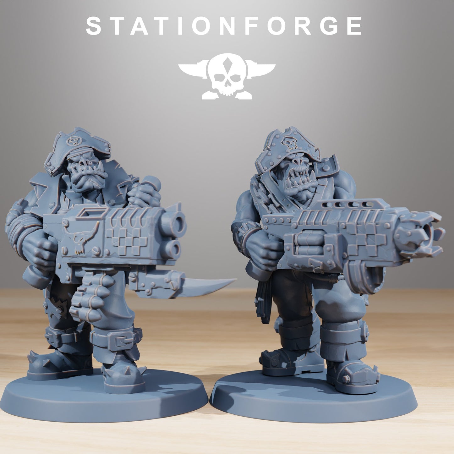 Orkaz Pirates - set of 10 (sculpted by Stationforge)
