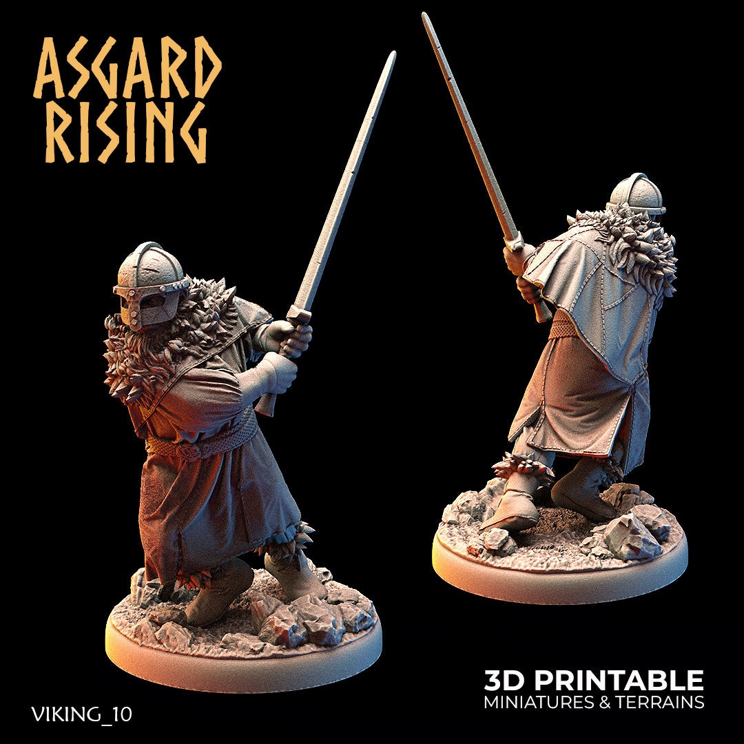 Vikings of the White Bear clan (Hideout Keepers) sculpted by Asgard Rising