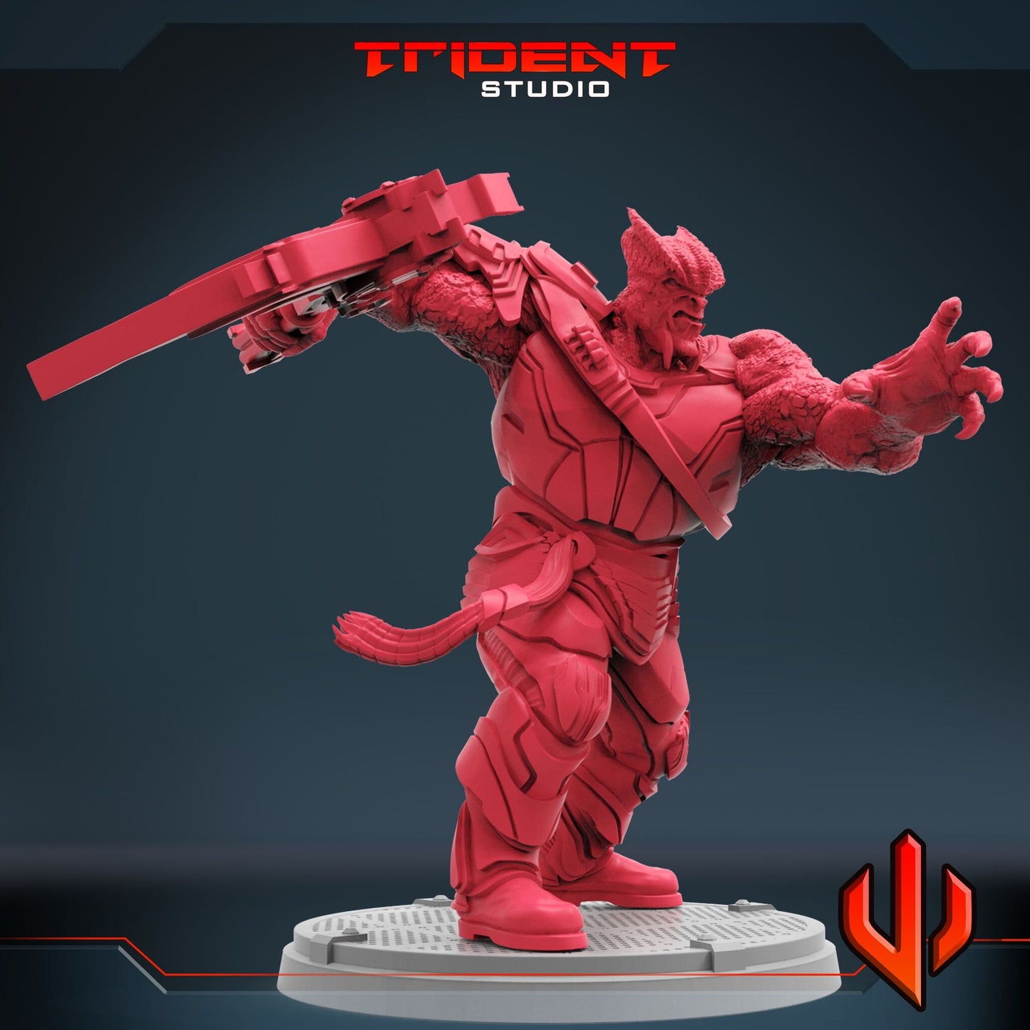 Black Dwarf A (Fan art sculpted by Trident Studio) (Crisis Protocol Proxy/Alternative)
