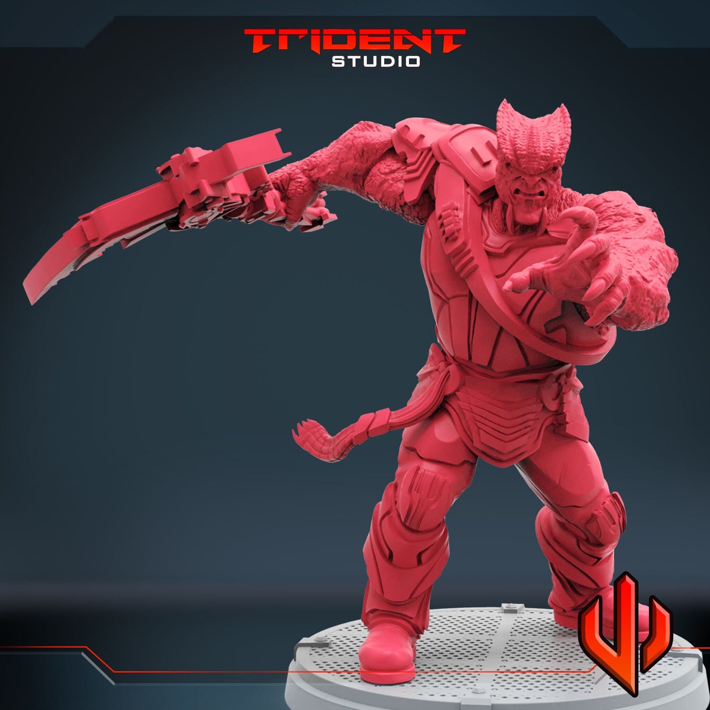 Black Dwarf A (Fan art sculpted by Trident Studio) (Crisis Protocol Proxy/Alternative)