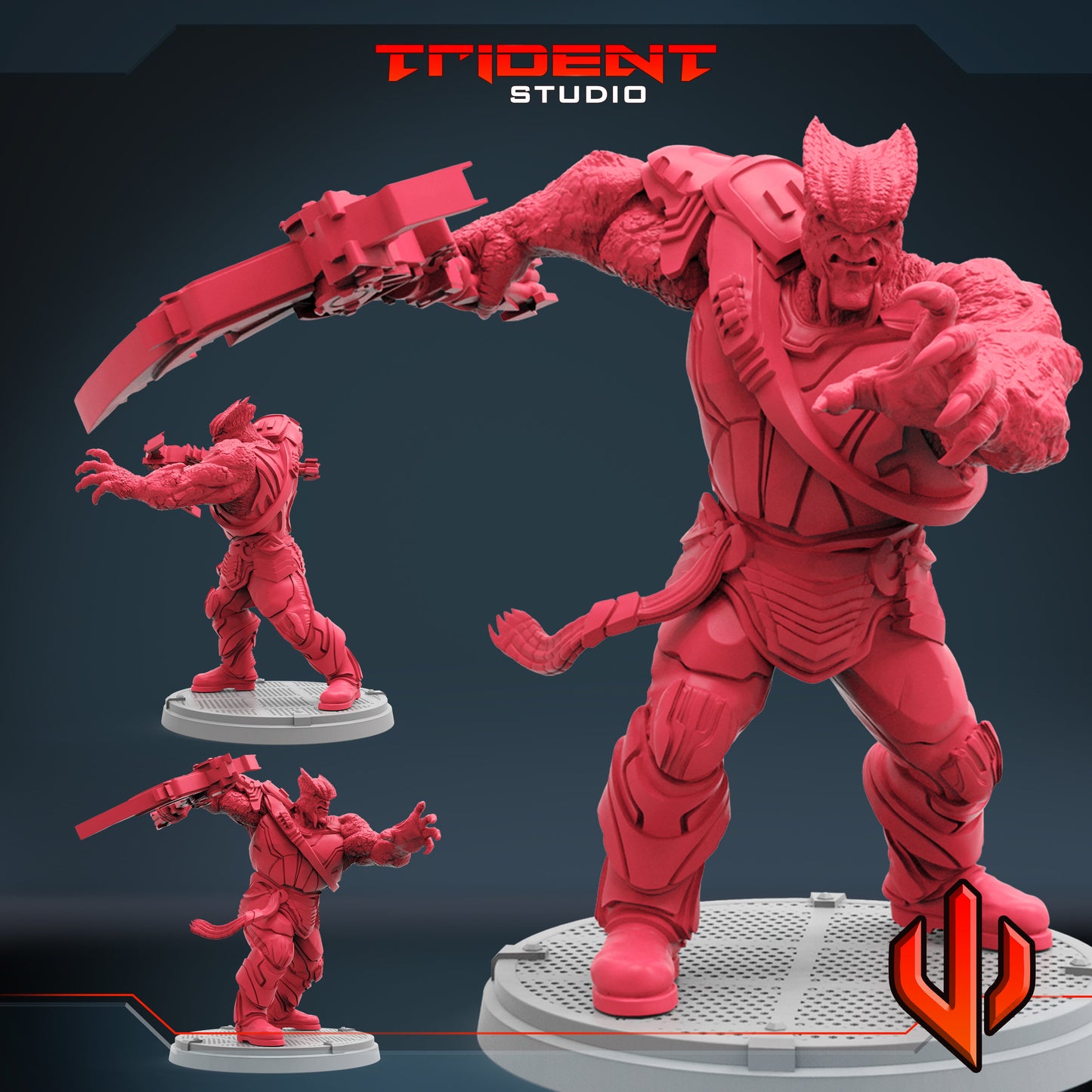 Black Dwarf A (Fan art sculpted by Trident Studio) (Crisis Protocol Proxy/Alternative)