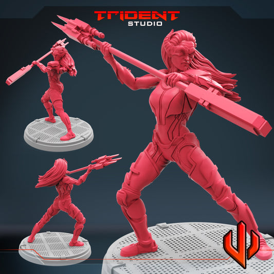 Proxima Midnight (A) (Fan art sculpted by Trident Studio) (Crisis Protocol Proxy/Alternative)