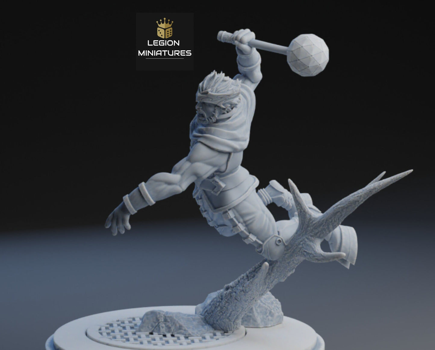 Gorgon Fan Art 40mm Miniature (Sculpted by Legion Miniatures) (Crisis Protocol Proxy/Alternative)