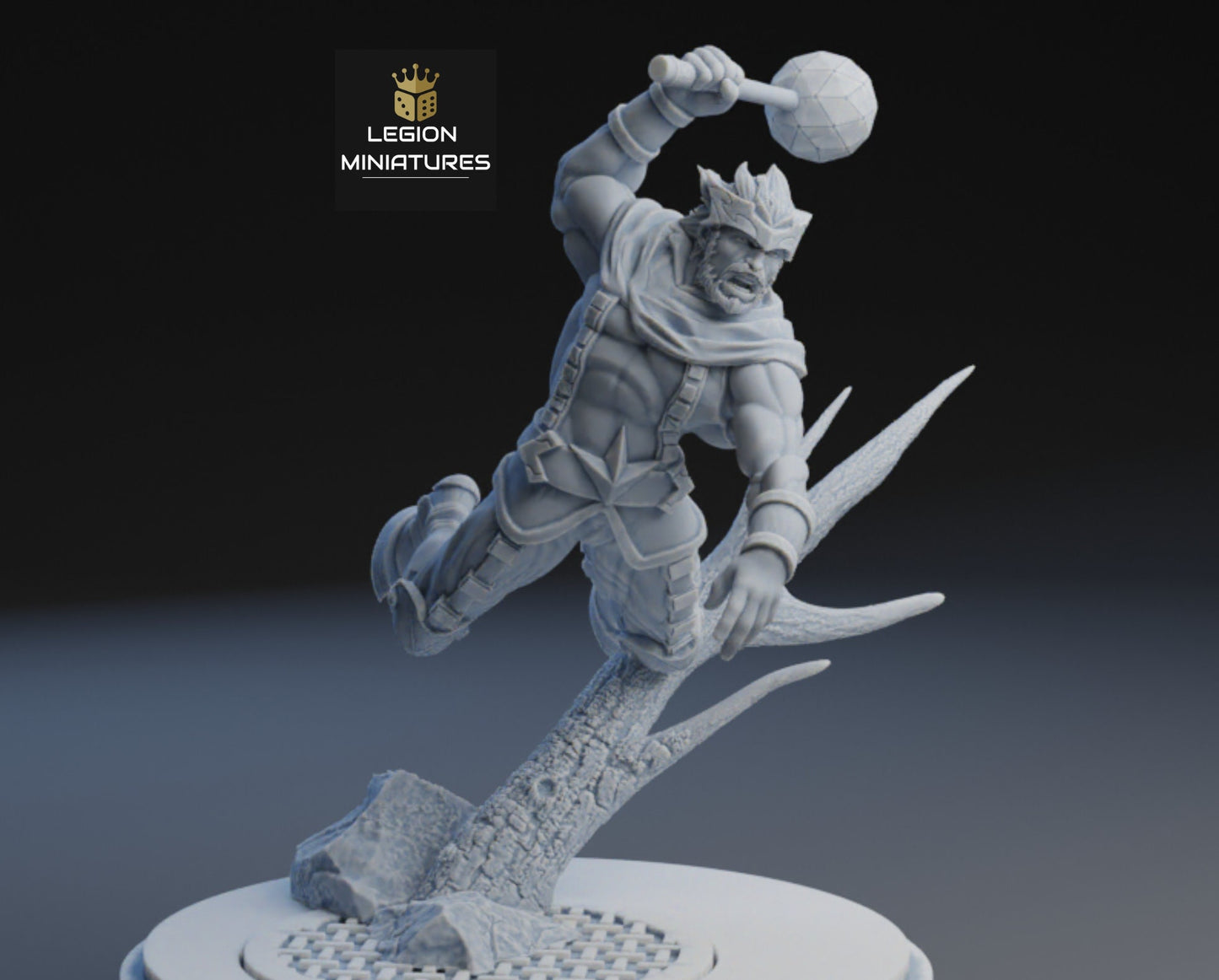 Gorgon Fan Art 40mm Miniature (Sculpted by Legion Miniatures) (Crisis Protocol Proxy/Alternative)