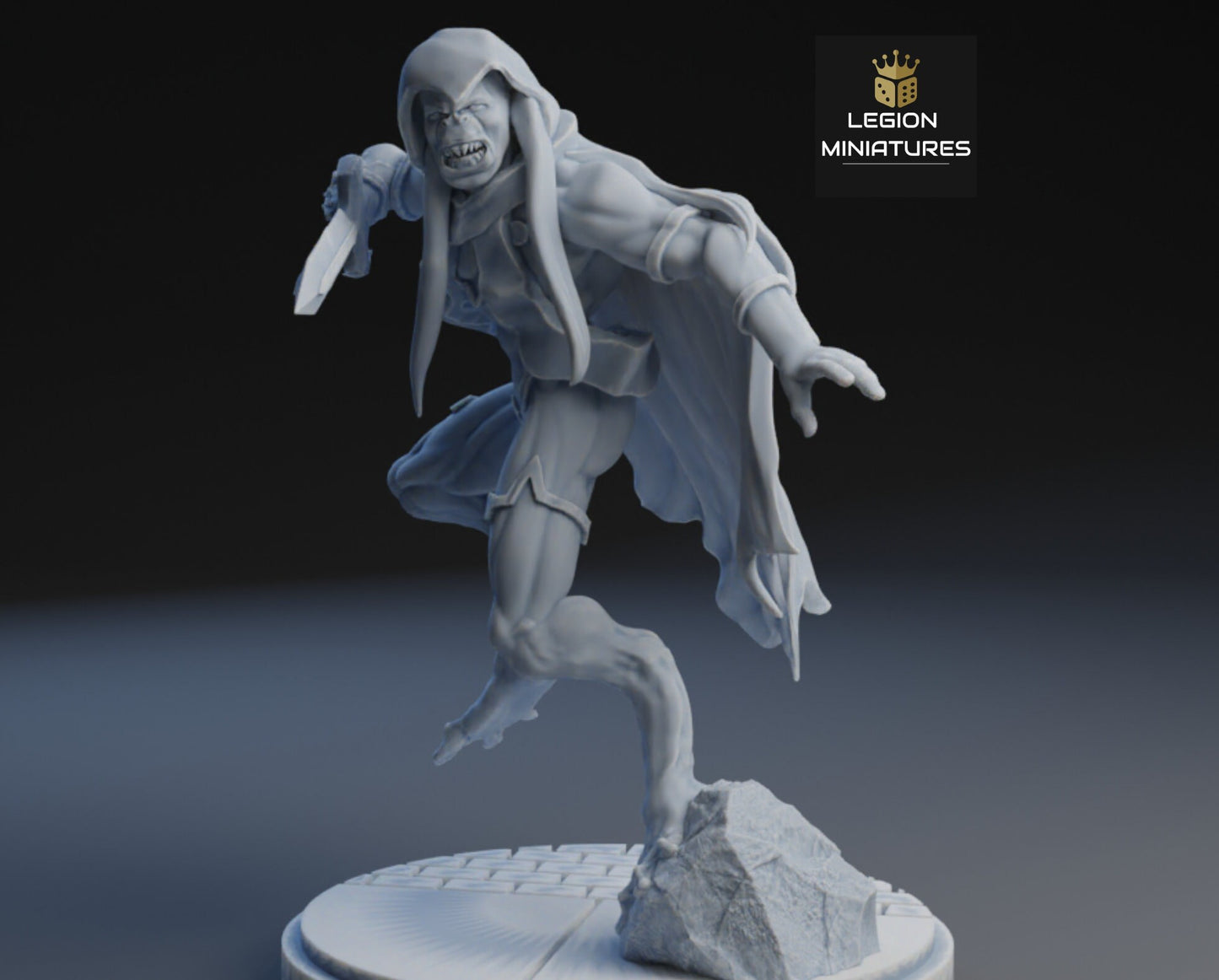 Gorr Fan Art 40mm Miniature (Sculpted by Legion Miniatures) (Crisis Protocol Proxy/Alternative)