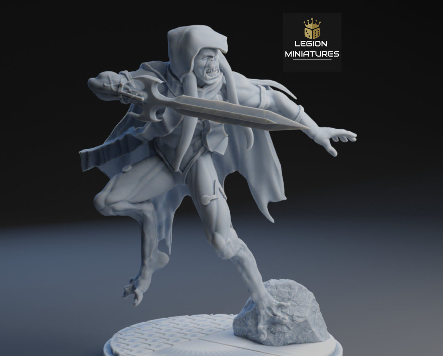 Gorr Fan Art 40mm Miniature (Sculpted by Legion Miniatures) (Crisis Protocol Proxy/Alternative)