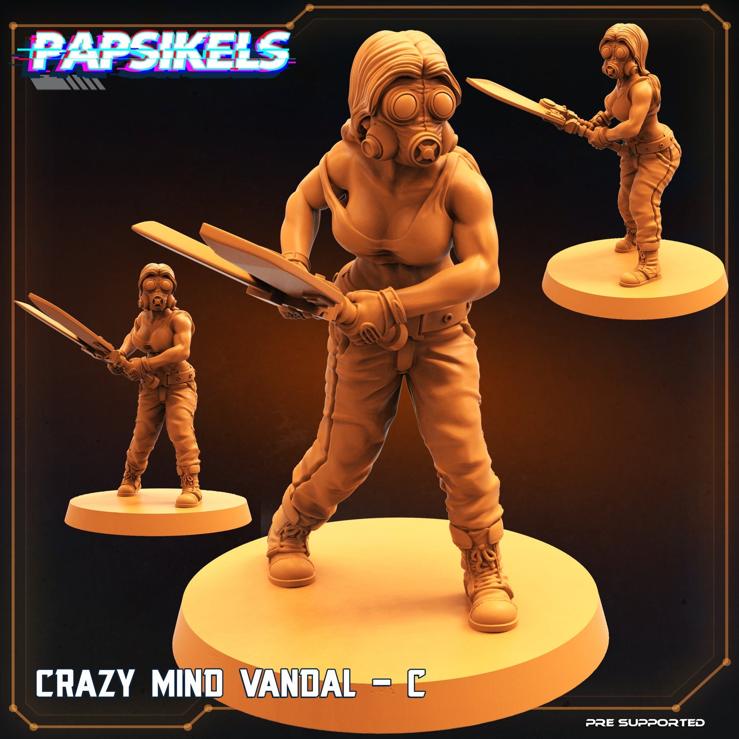 Crazy Mind Vandals Gang (sculpted by Papsikels)