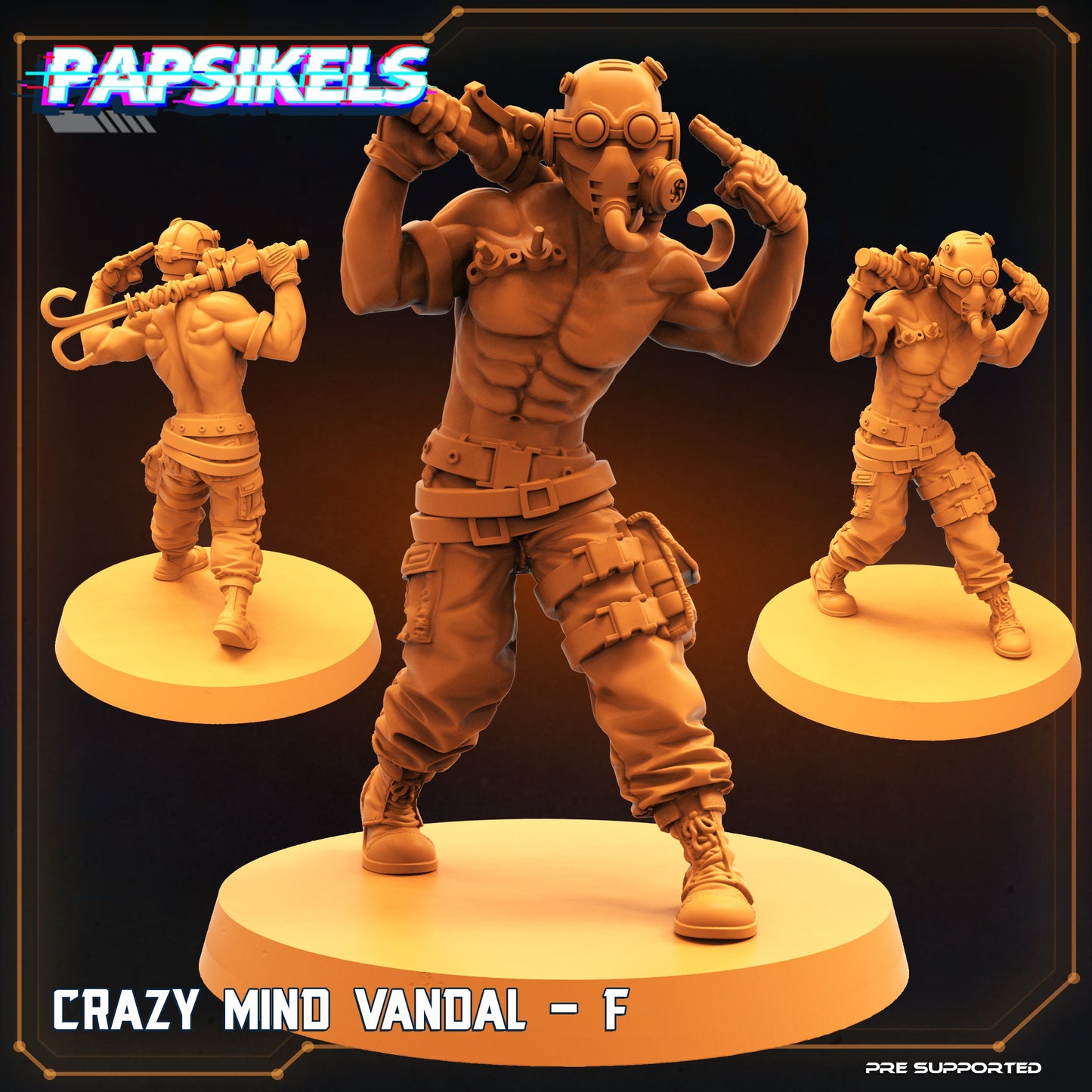 Crazy Mind Vandals Gang (sculpted by Papsikels)