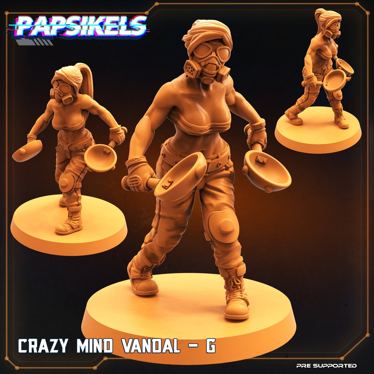 Crazy Mind Vandals Gang (sculpted by Papsikels)