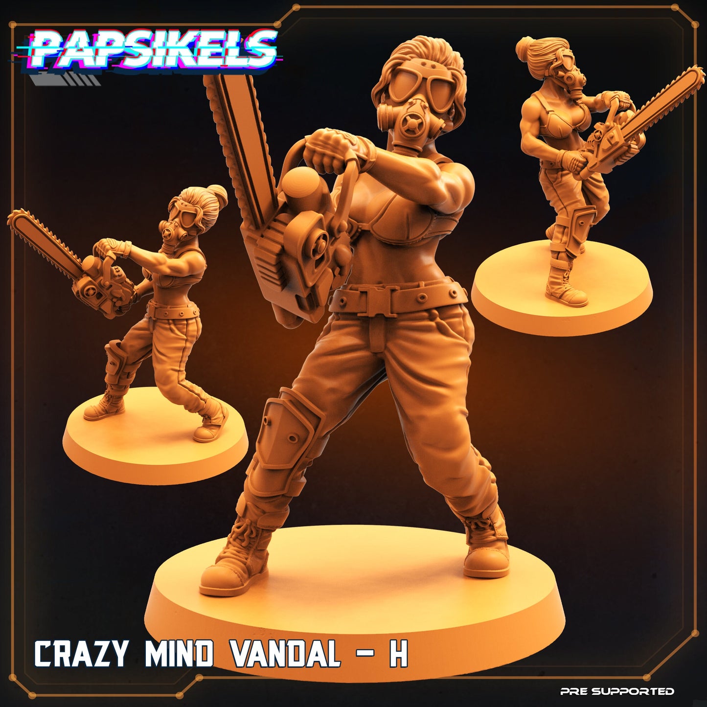 Crazy Mind Vandals Gang (sculpted by Papsikels)