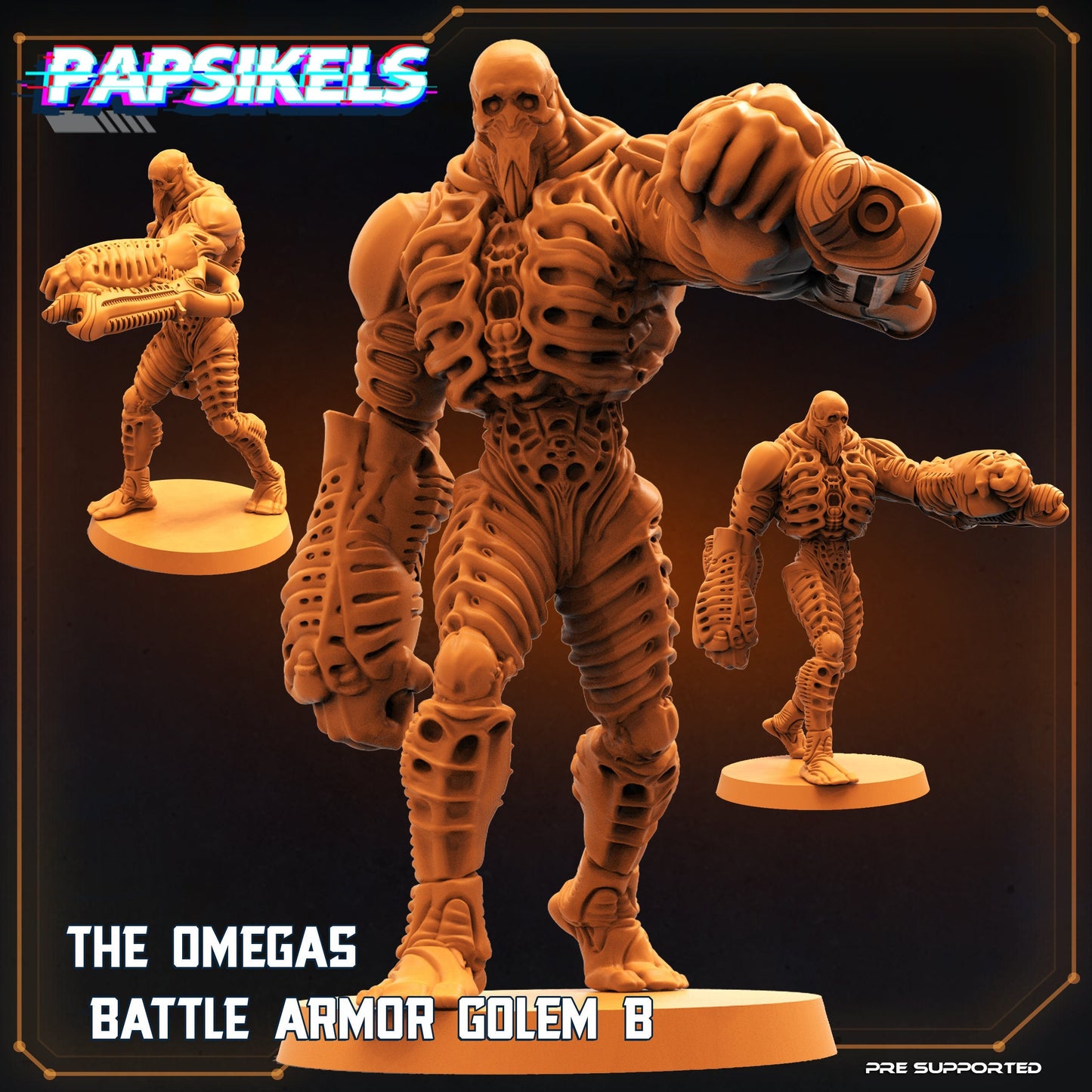 The Omega Battle Armour Golem B (sculpted by Papsikels)