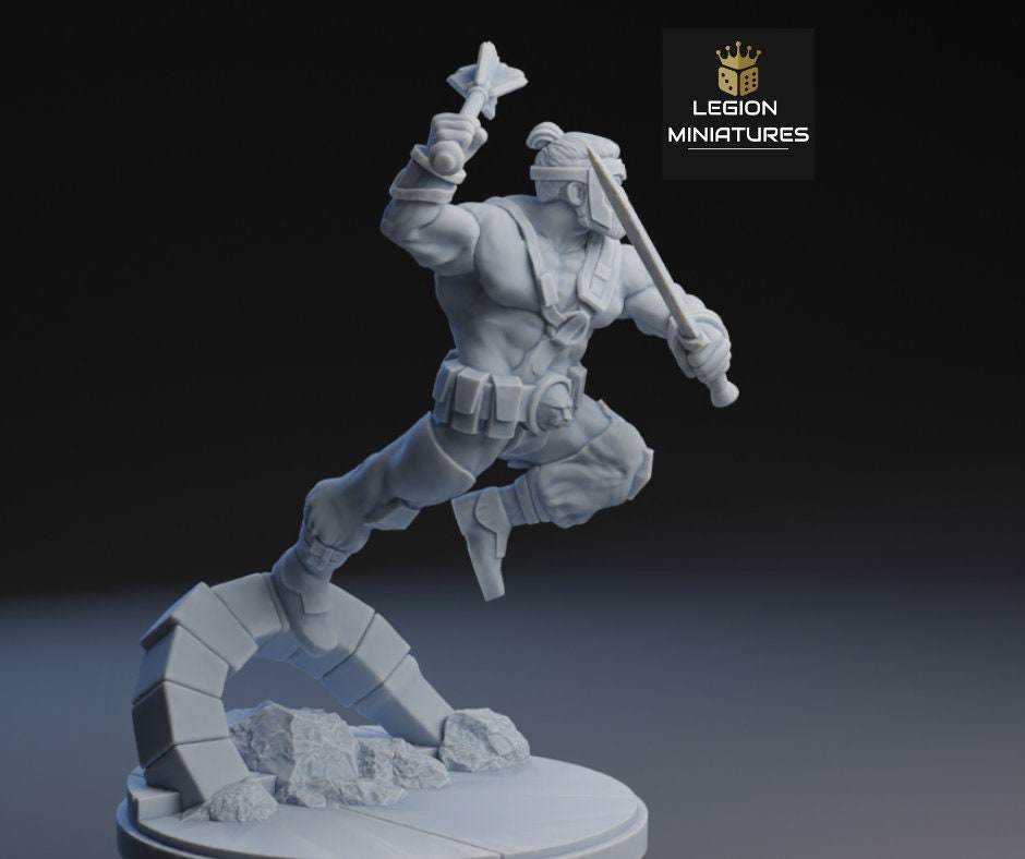 Hercules Fan-Art 40mm Miniature (Sculpted by Legion Miniatures) (Crisis Protocol Proxy/Alternative)