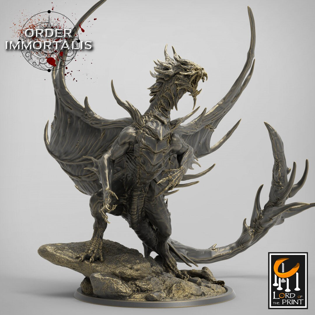 Adult Blood Dragon (Sculpted by Lord of the Print)