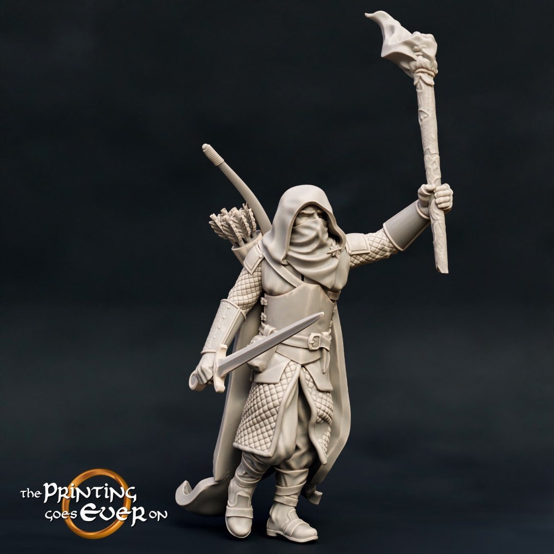 Rangers with Swords - Set of 3 (sculpted by Print Goes Ever On)