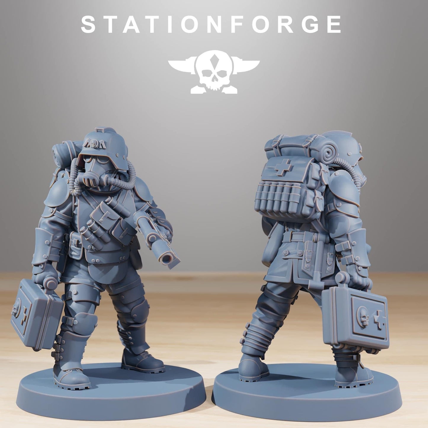 Grim Ironclads - set of 10 (sculpted by Stationforge)