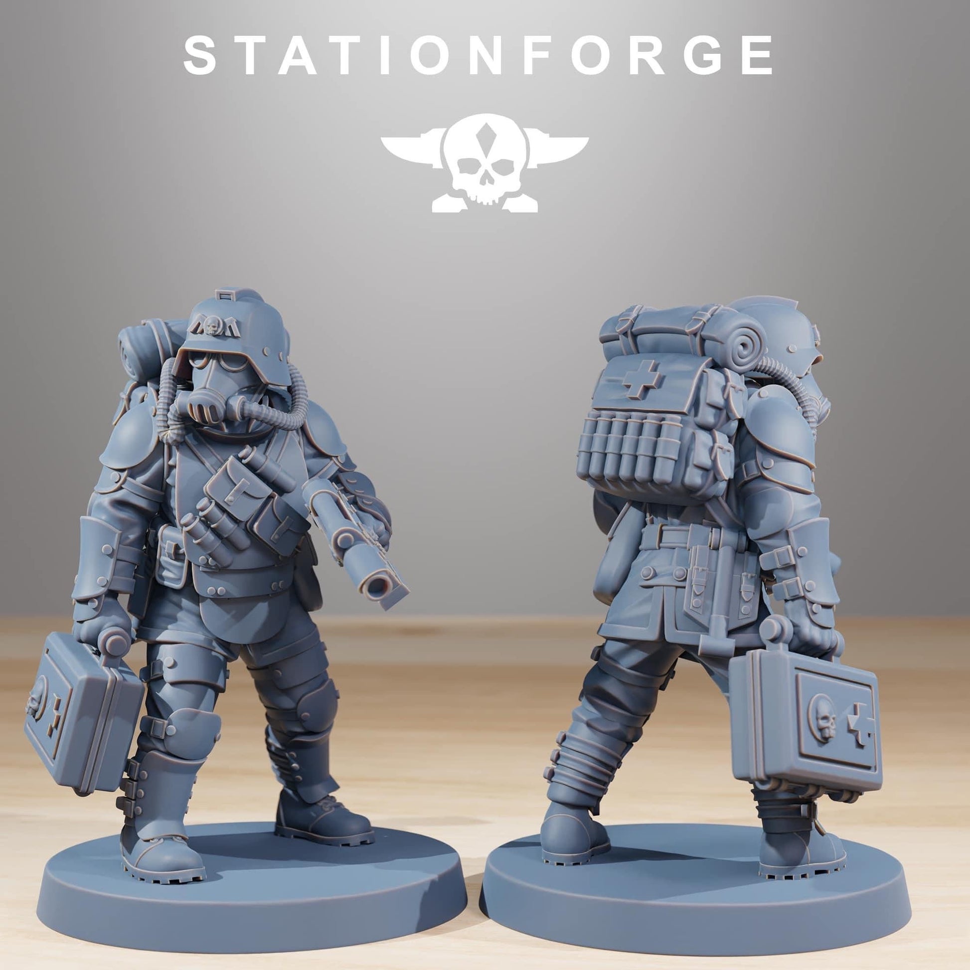 Grim Ironclads - set of 10 (sculpted by Stationforge)