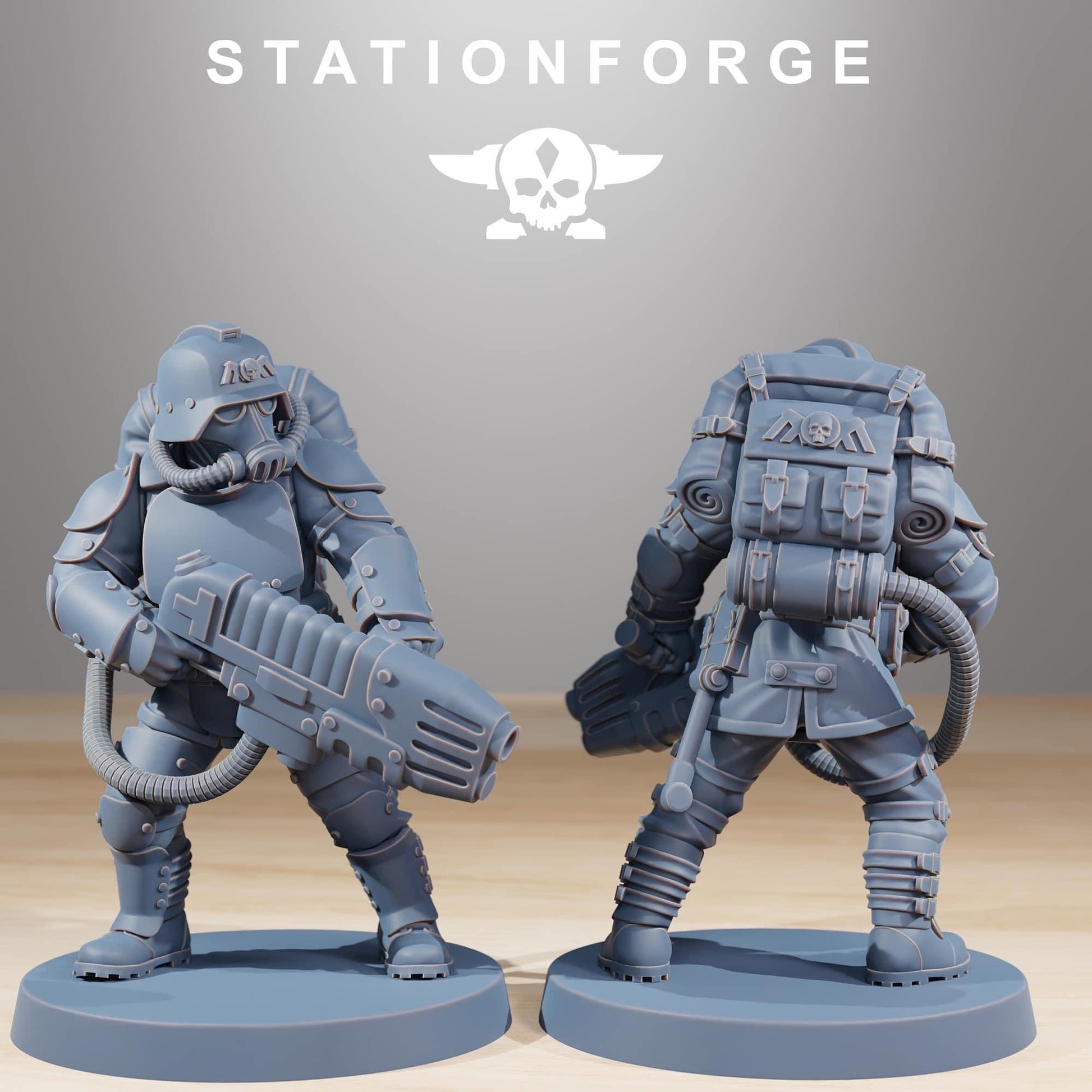 Grim Ironclads - set of 10 (sculpted by Stationforge)