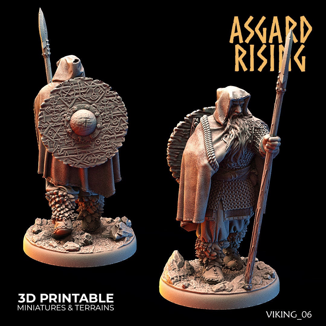 Vikings of the White Bear clan (Hideout Keepers) sculpted by Asgard Rising