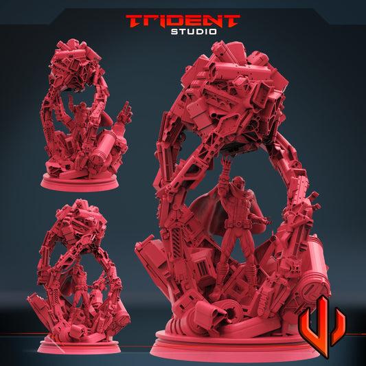 Magneto (Fan art sculpted by Trident Studio) (Crisis Protocol Proxy/Alternative)