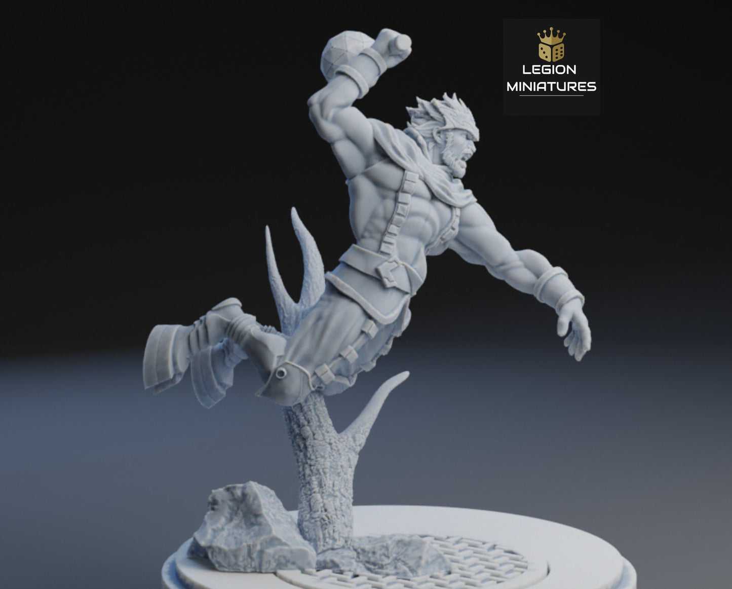 Gorgon Fan Art 40mm Miniature (Sculpted by Legion Miniatures) (Crisis Protocol Proxy/Alternative)