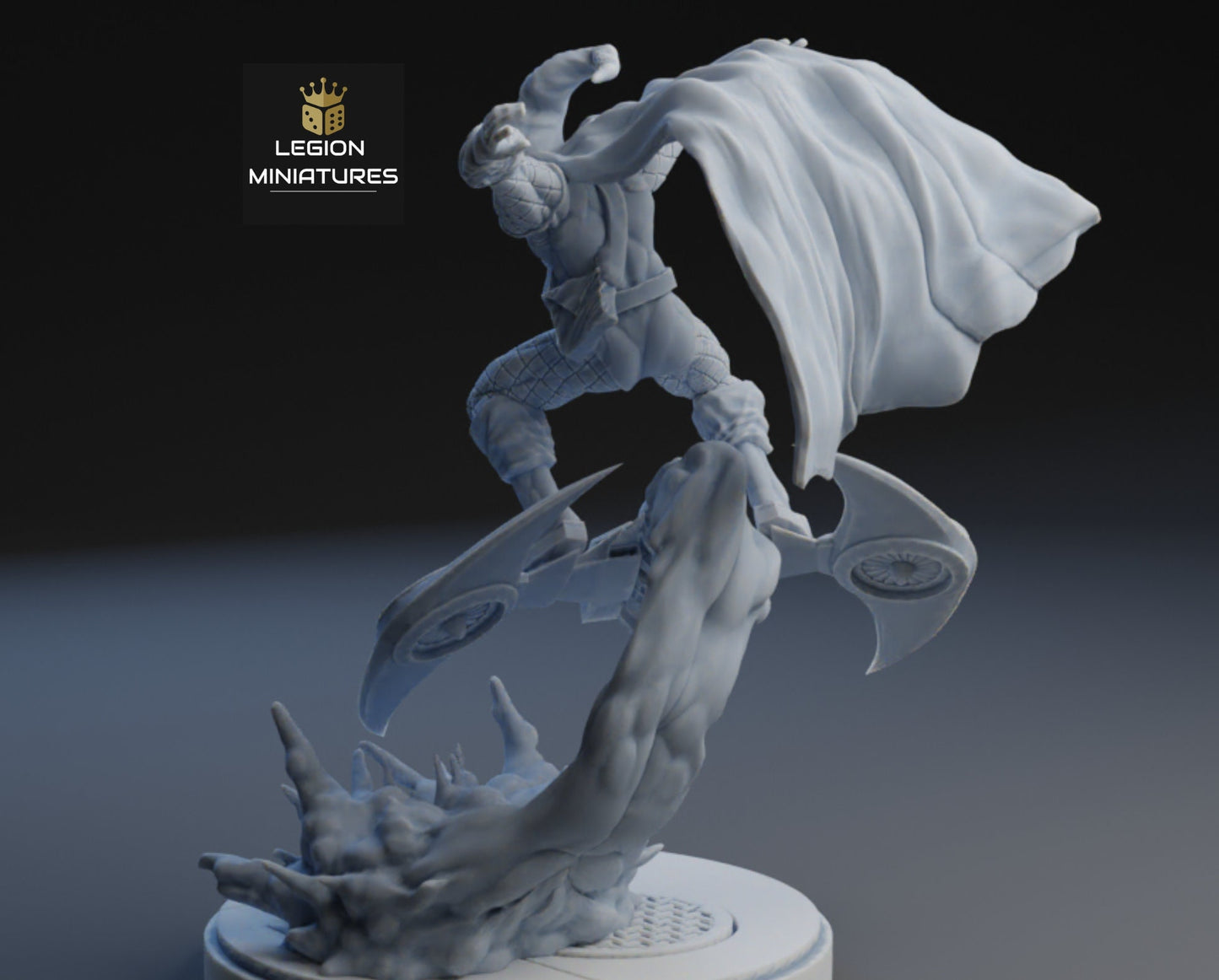 Gorr Fan Art 40mm Miniature (Sculpted by Legion Miniatures) (Crisis Protocol Proxy/Alternative)