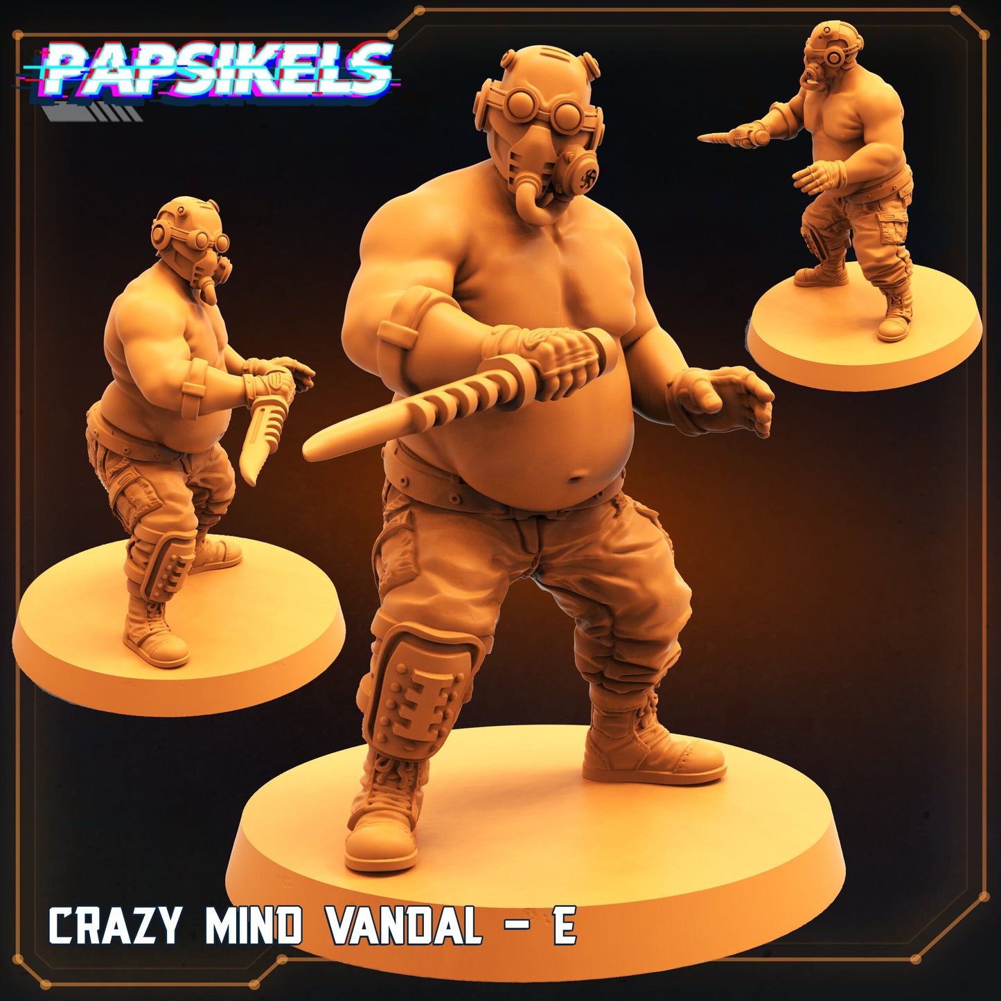 Crazy Mind Vandals Gang (sculpted by Papsikels)