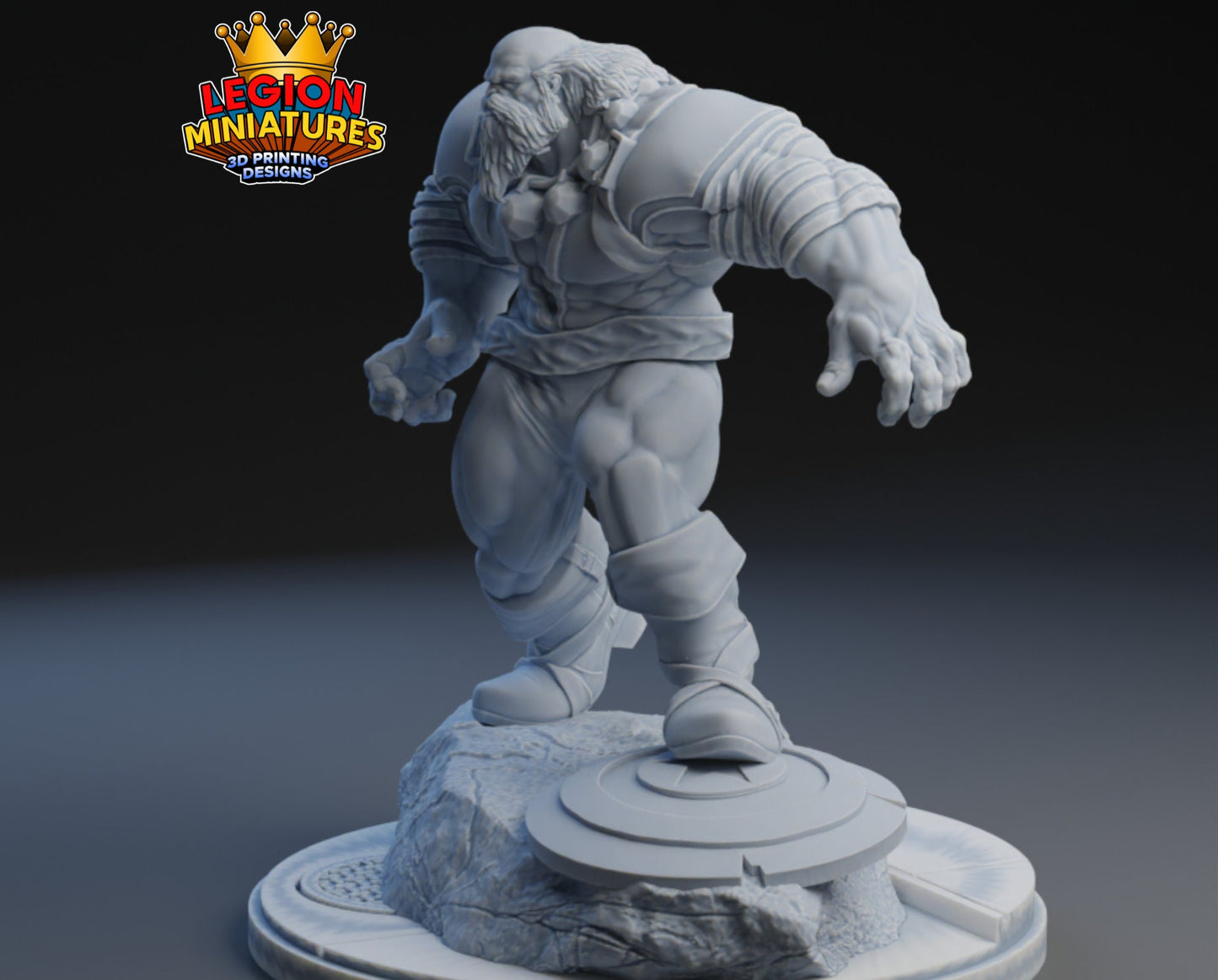 Maestro Fan Art 40mm Miniature (Sculpted by Legion Miniatures) (Crisis Protocol Proxy/Alternative)
