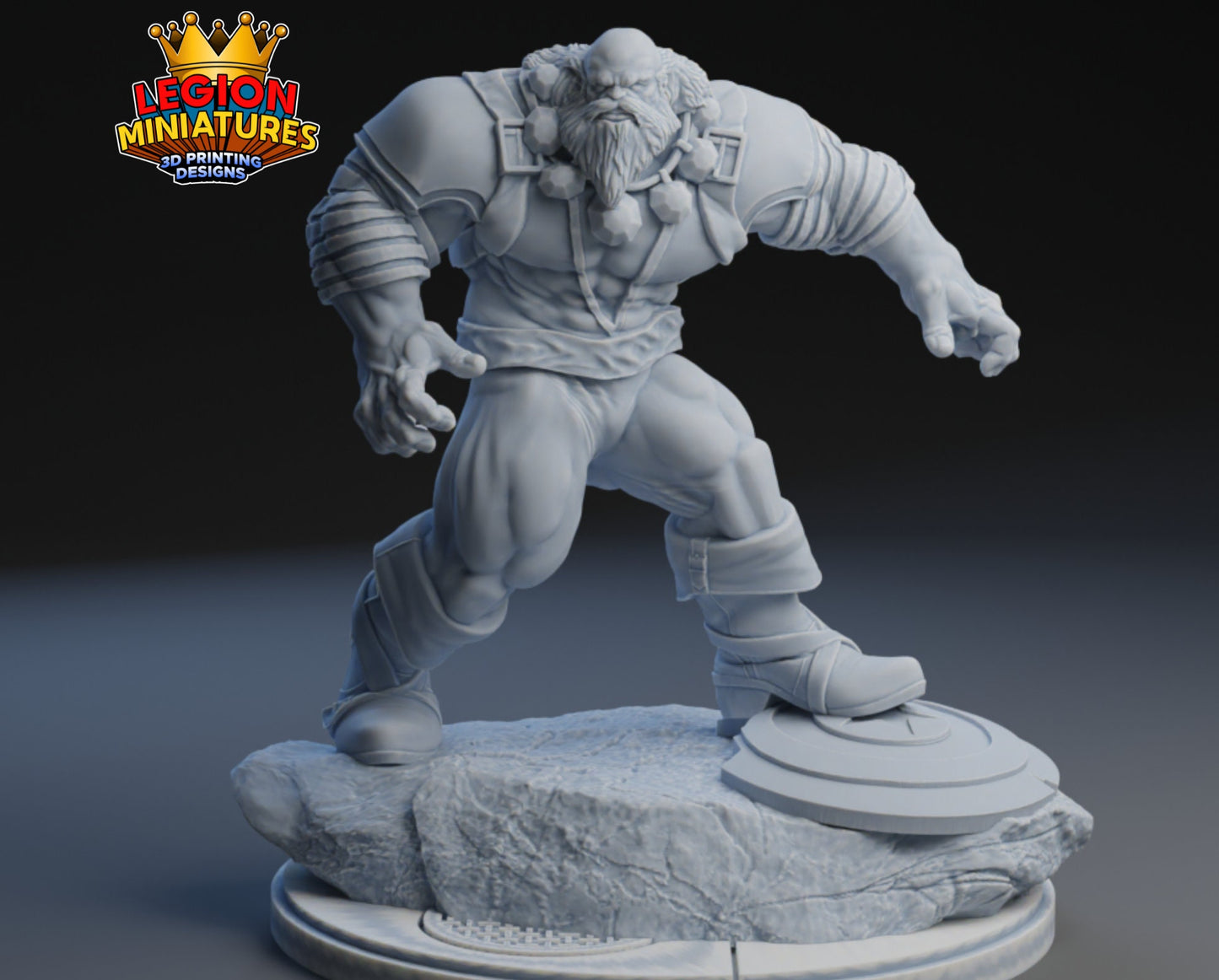 Maestro Fan Art 40mm Miniature (Sculpted by Legion Miniatures) (Crisis Protocol Proxy/Alternative)