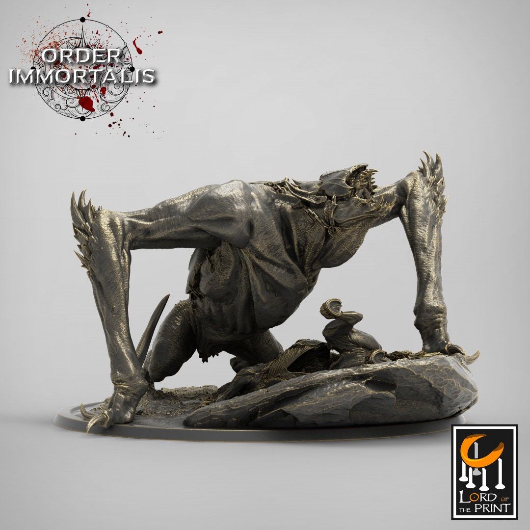 Crawling Bat Screamer (Sculpted by Lord of the Print)