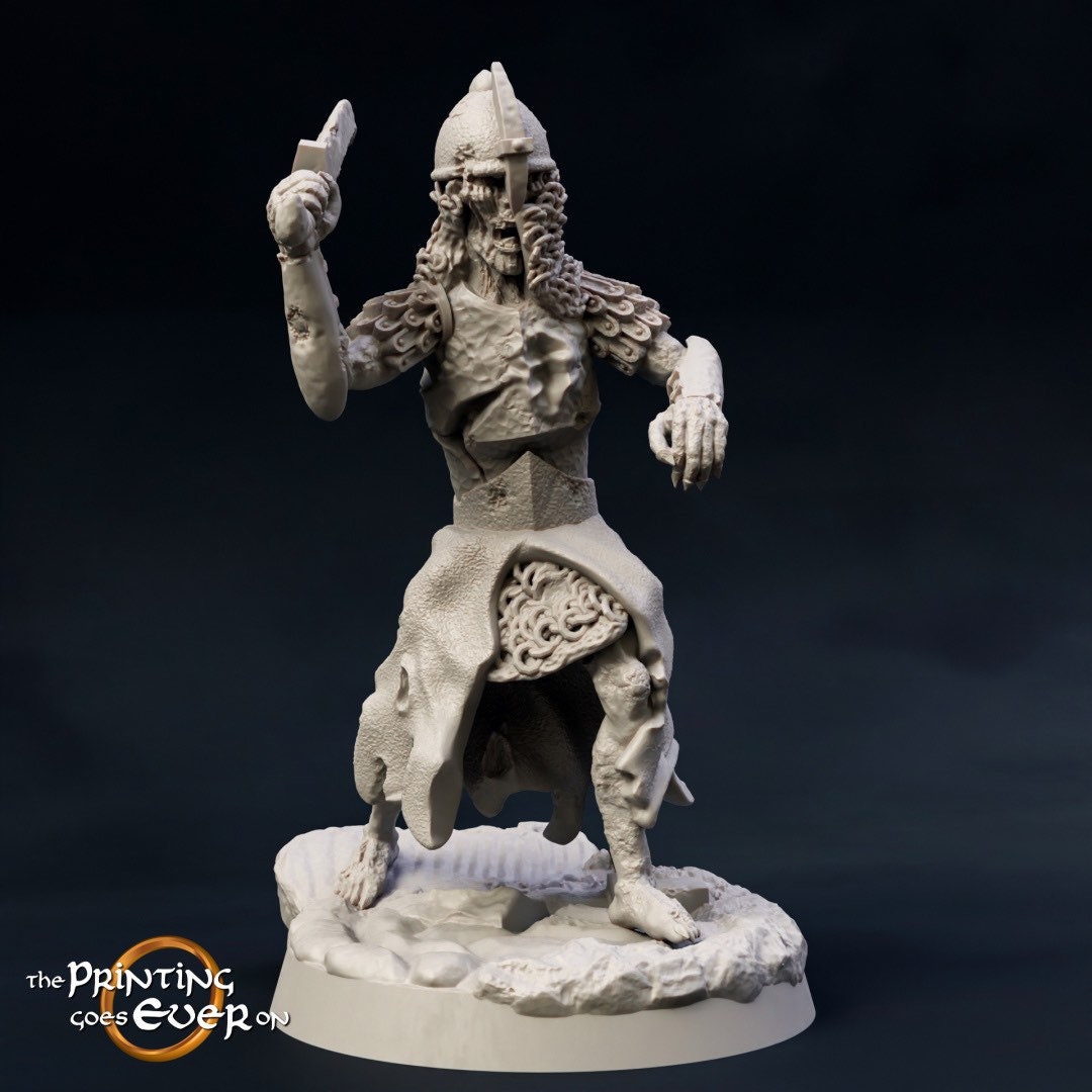 Undead from the Barrow Valley - Warband of 5 (sculpted by Print Goes Ever On)