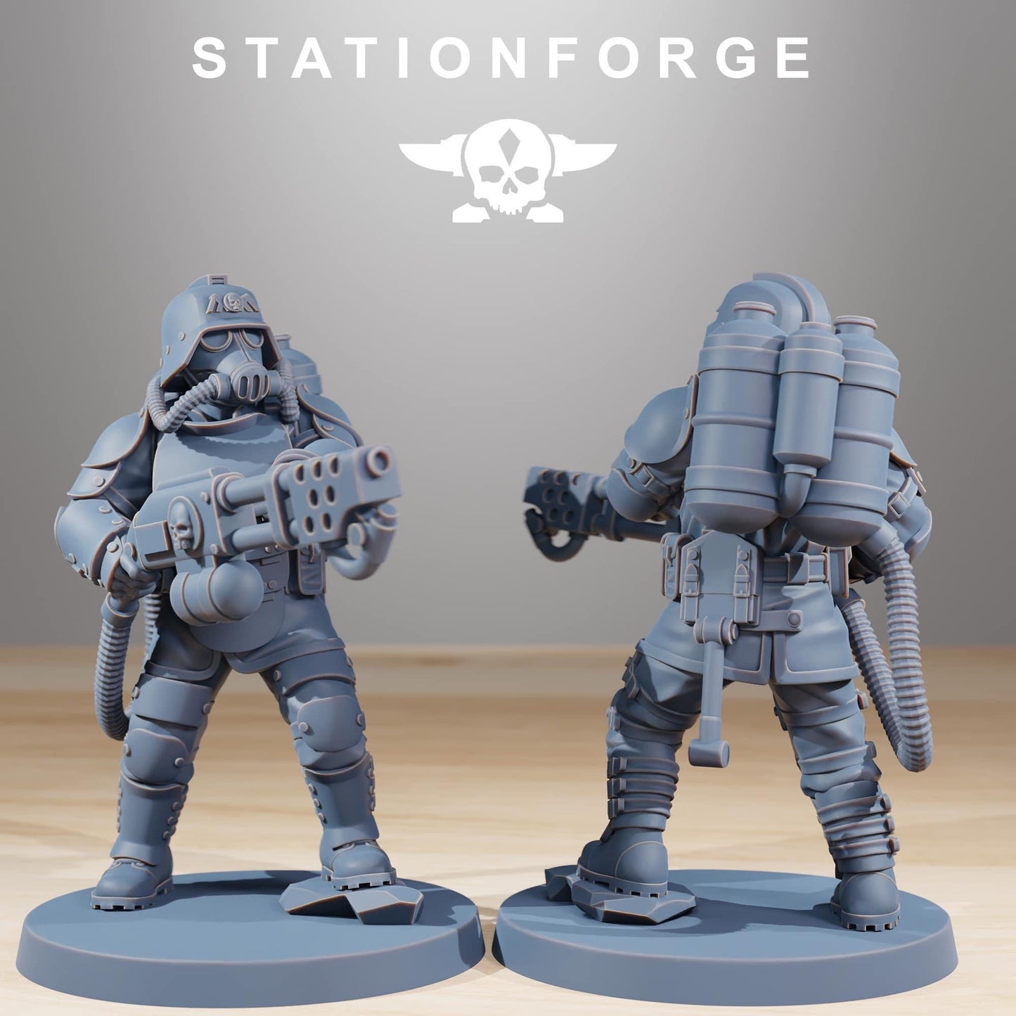 Grim Ironclads - set of 10 (sculpted by Stationforge)