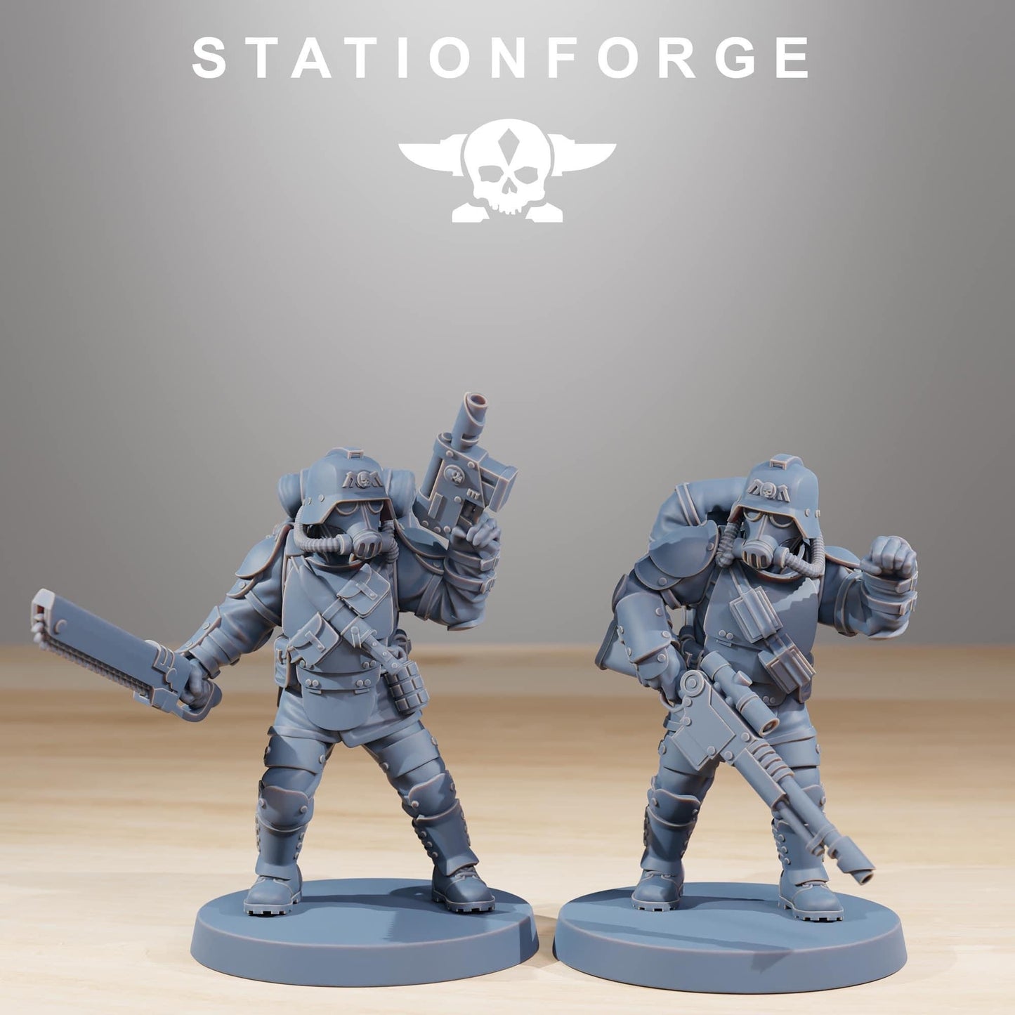 Grim Ironclads - set of 10 (sculpted by Stationforge)
