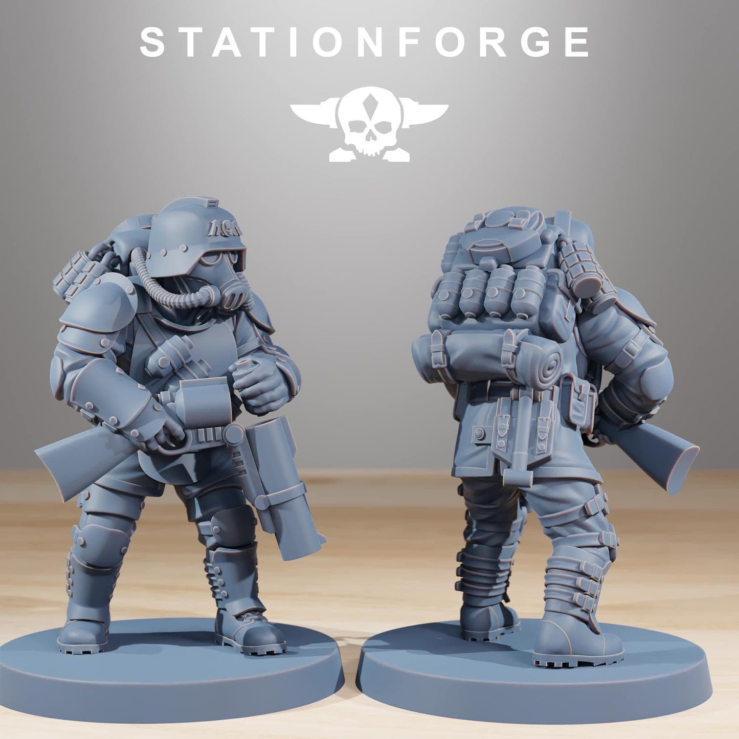Grim Ironclads - set of 10 (sculpted by Stationforge)