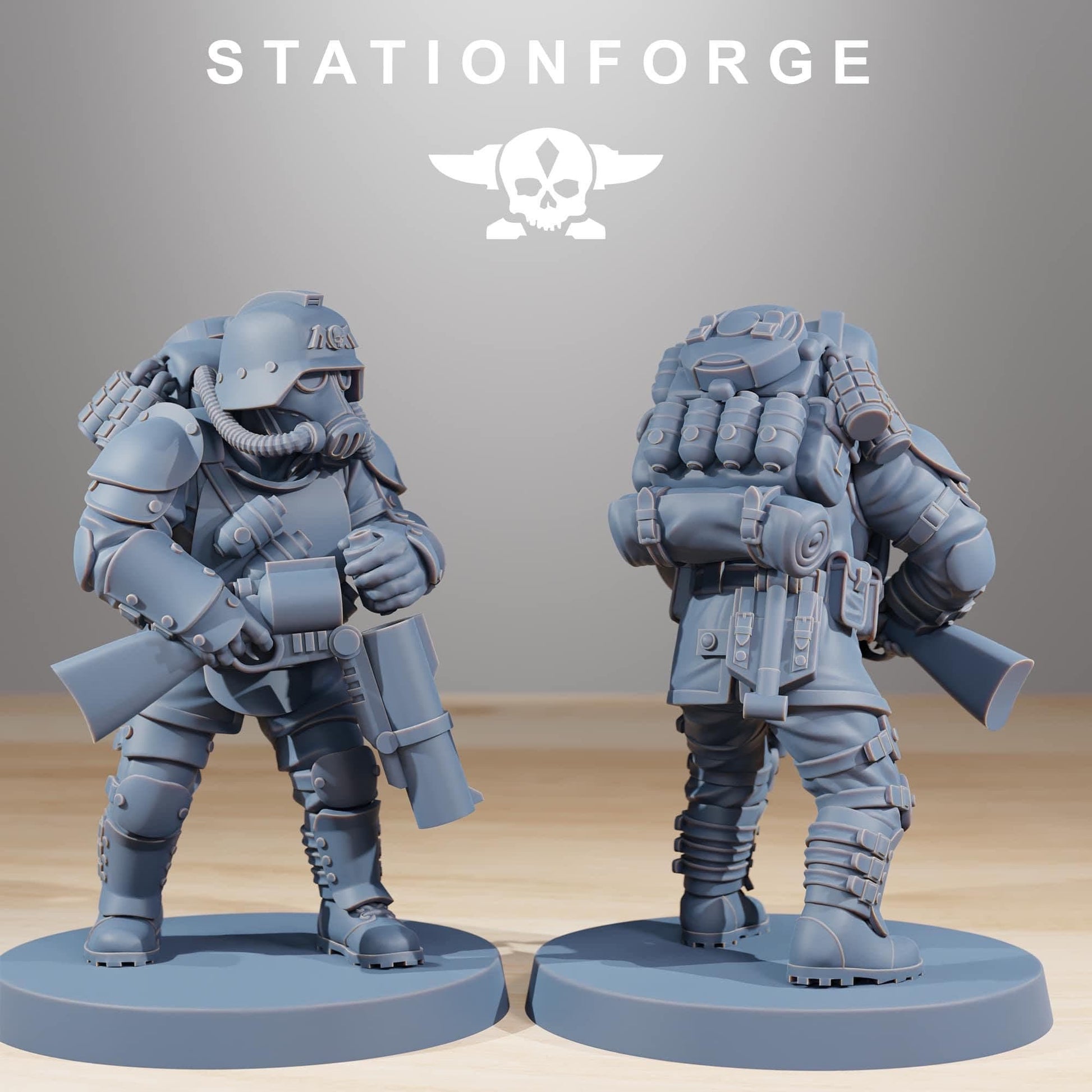 Grim Ironclads - set of 10 (sculpted by Stationforge)
