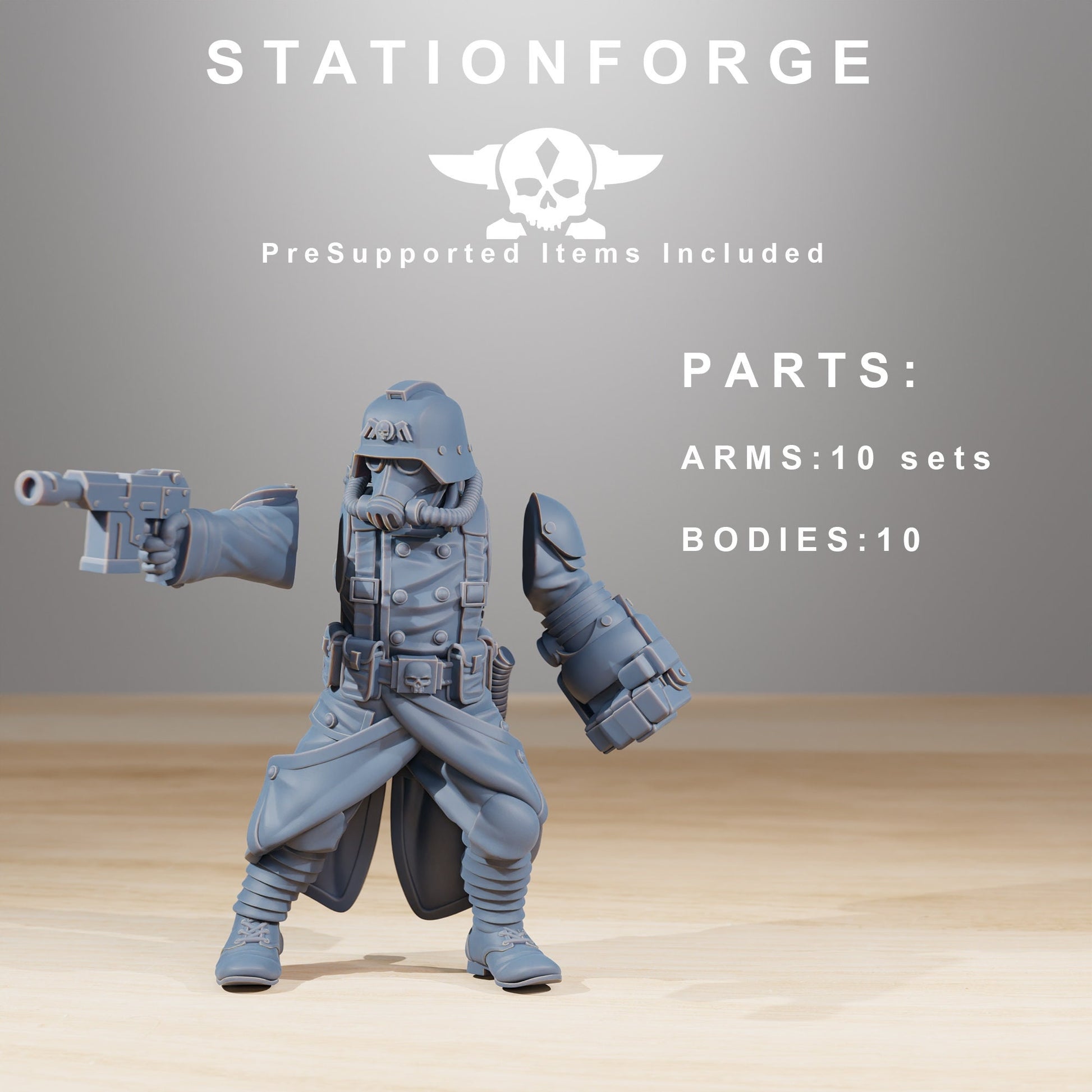 Grim Acolytes - set of 10 (sculpted by Stationforge)